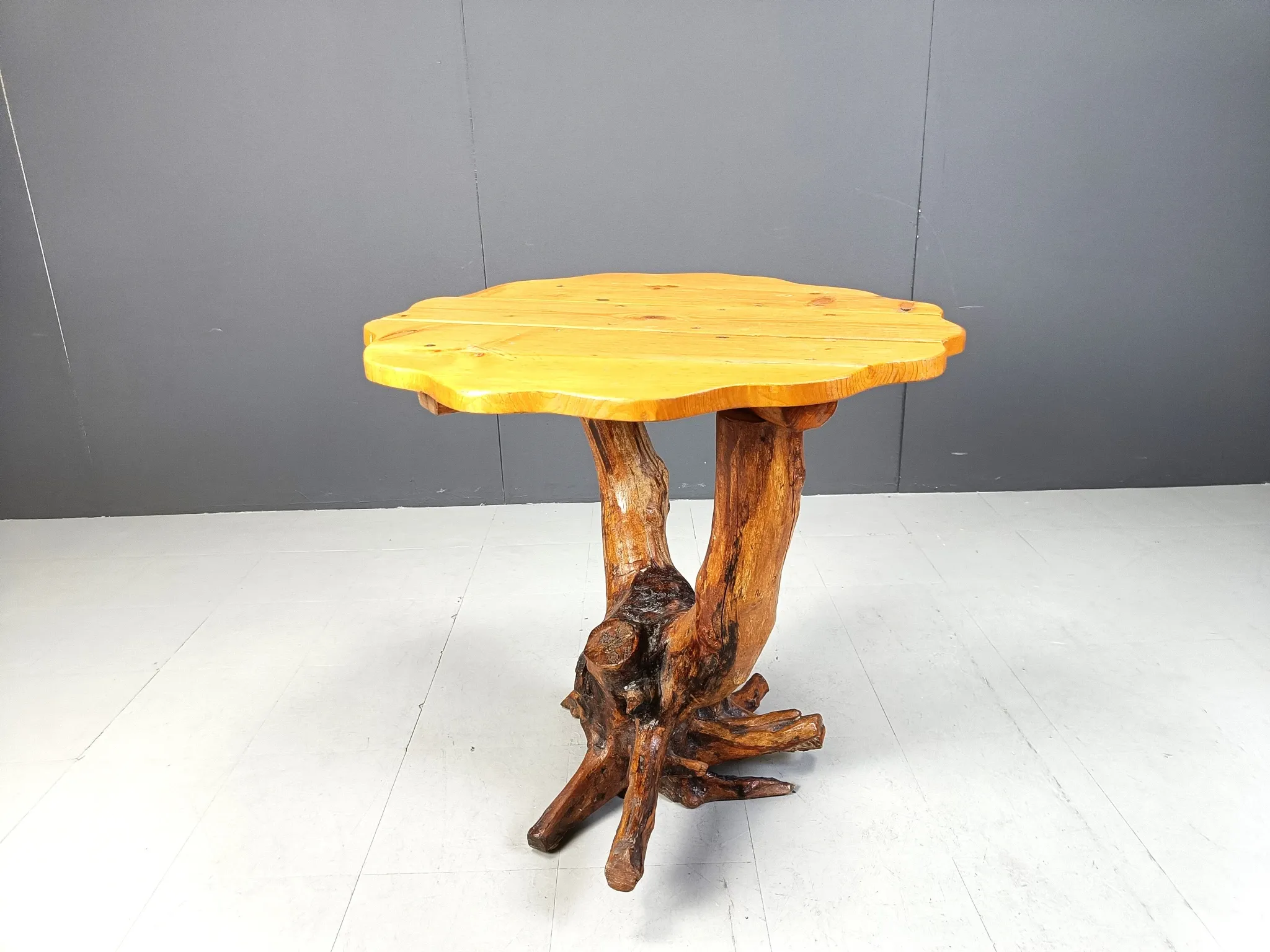 Vintage tree root table, 1960s