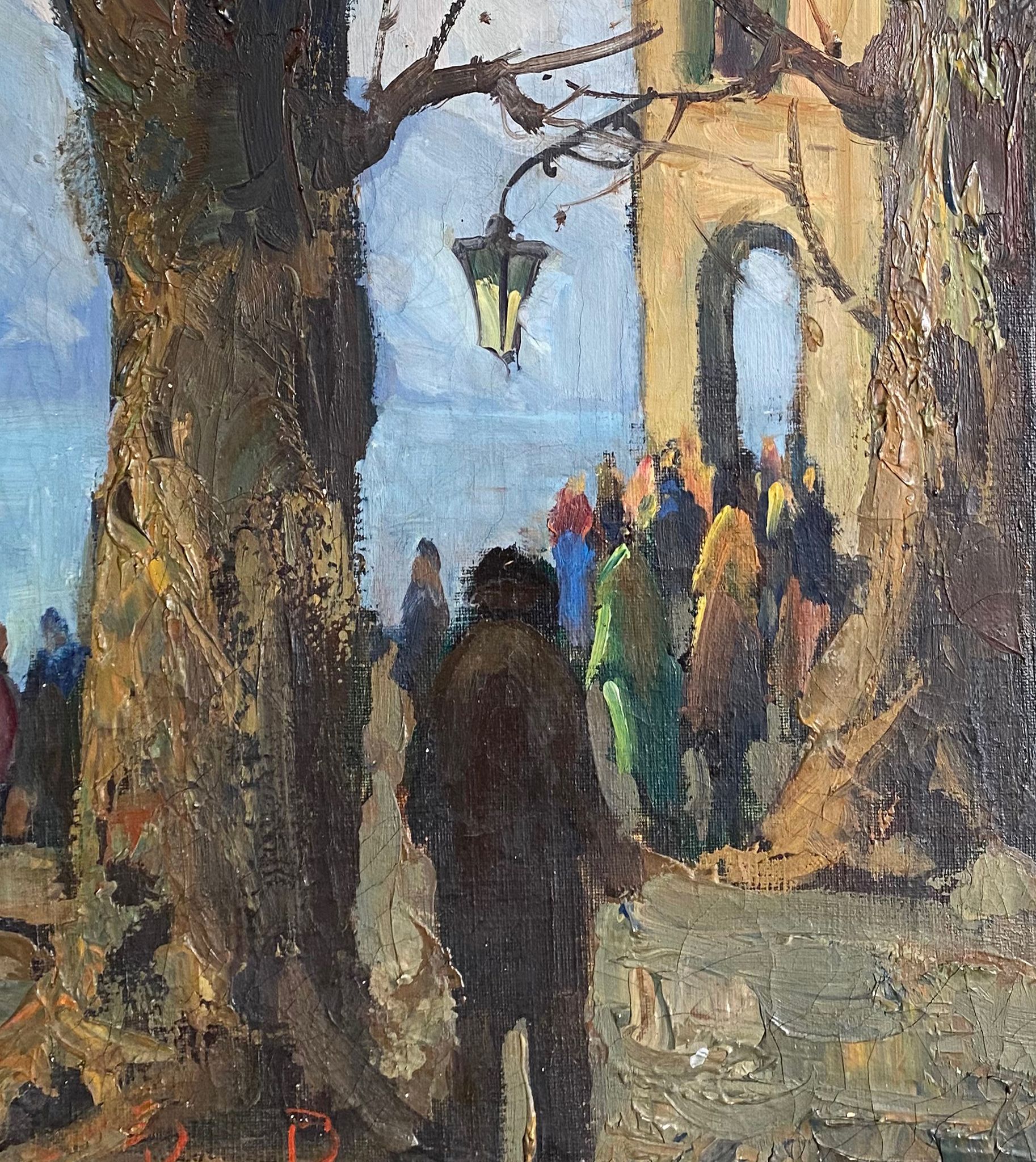Hst painting "lake orta" cusio italy pino pessina da castanedo (1911 / 1991)
