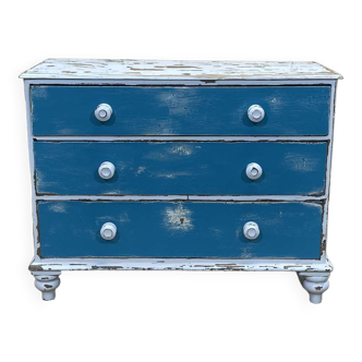 Victorian chest of drawers nineteenth in fir