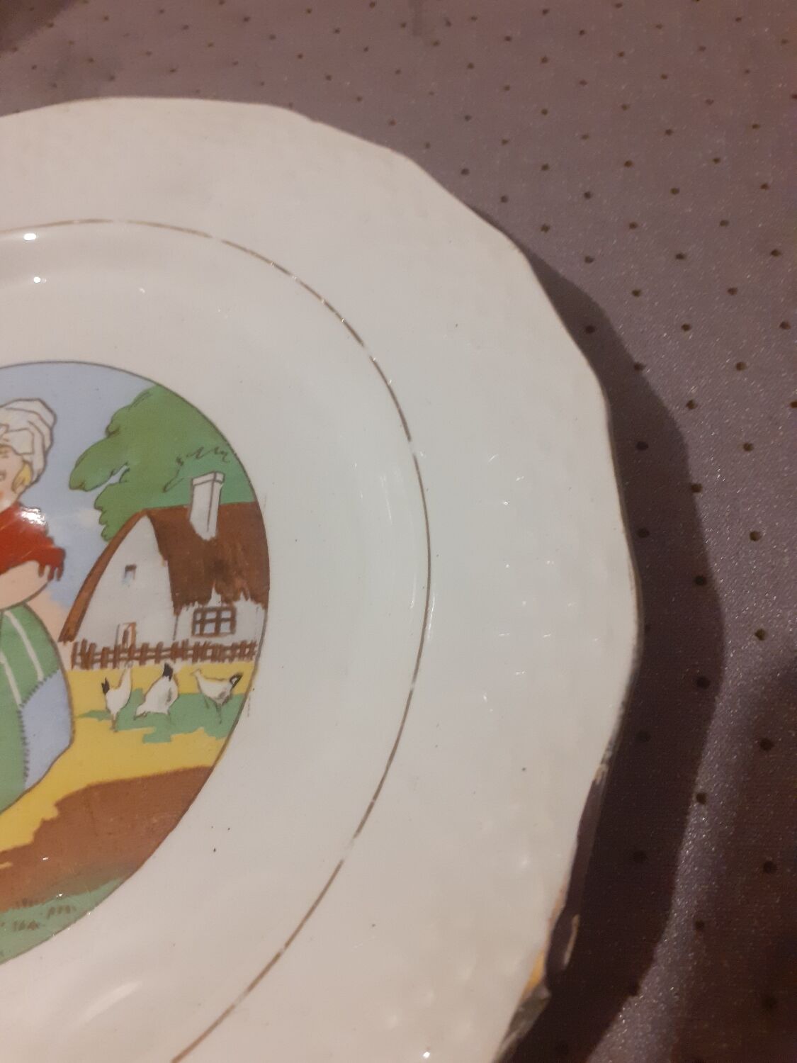 Plate April orchies mill of wolves and Hamage France.