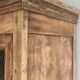 Armoire lingère vaisselier bois grillagée