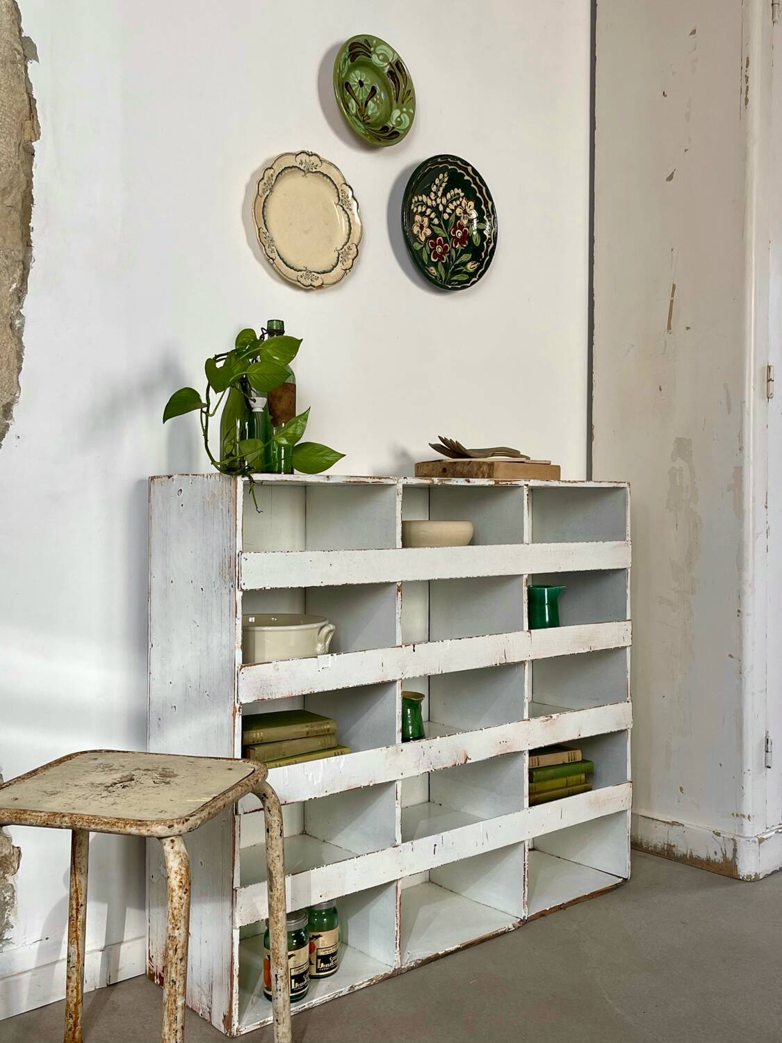 White workshop locker