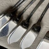 Guildar silver plated fish set (forks and knives)