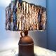 Living room lamp bedside pottery Ludovic and wool 50s vintage