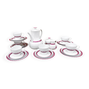 Service à café en porcelaine