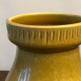 Italian vase in cracked ceramic 60s