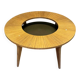 Vintage round coffee table, 1950s