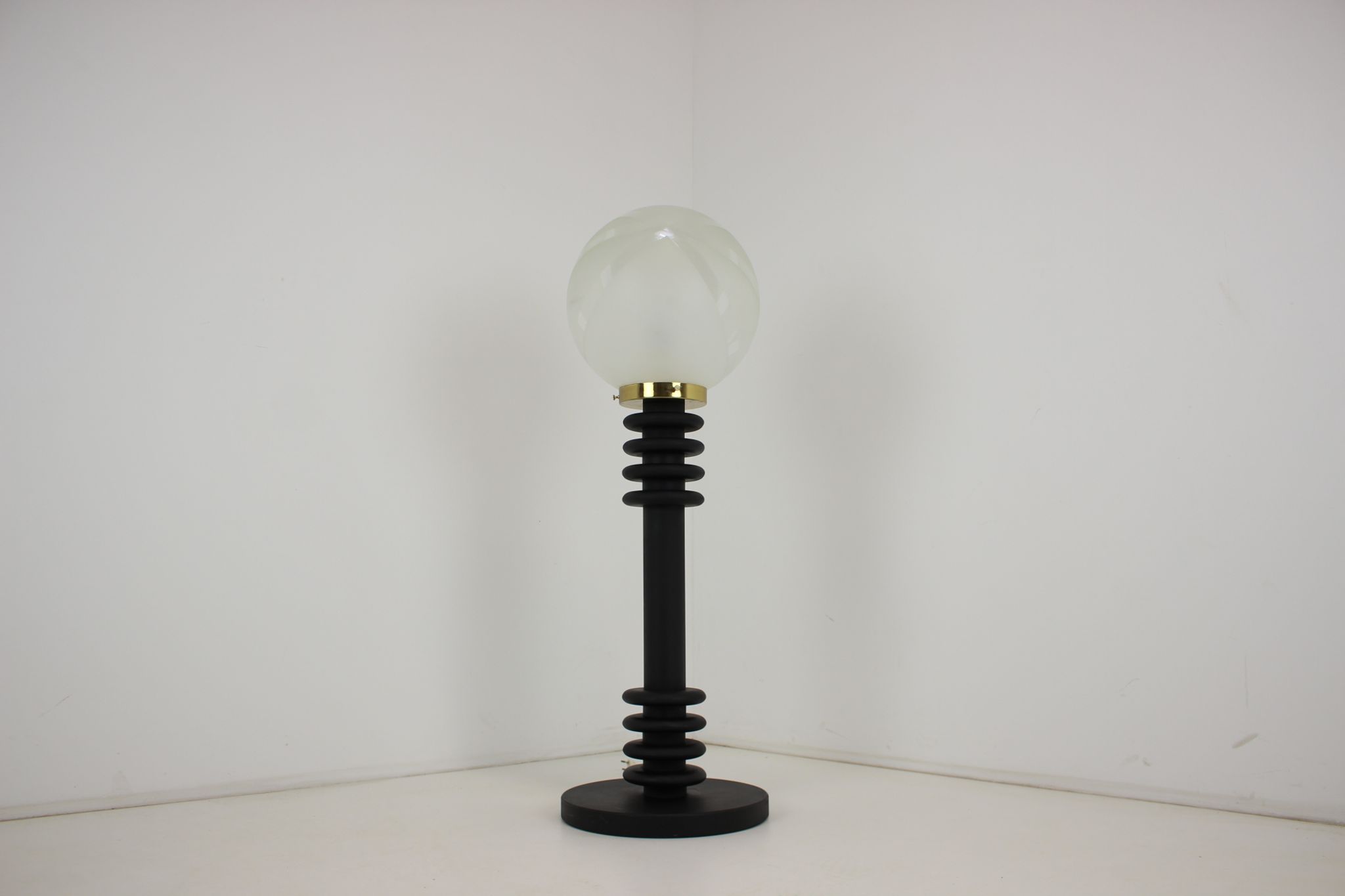 Lampadaire en bois, Allemagne, années 1970