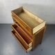 Commode Vintage en Bois à 3 Tiroirs