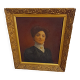 Oil portrait painting on canvas