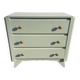 Vintage compass foot chest of drawers