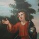 Old oil painting on canvas, 18th century