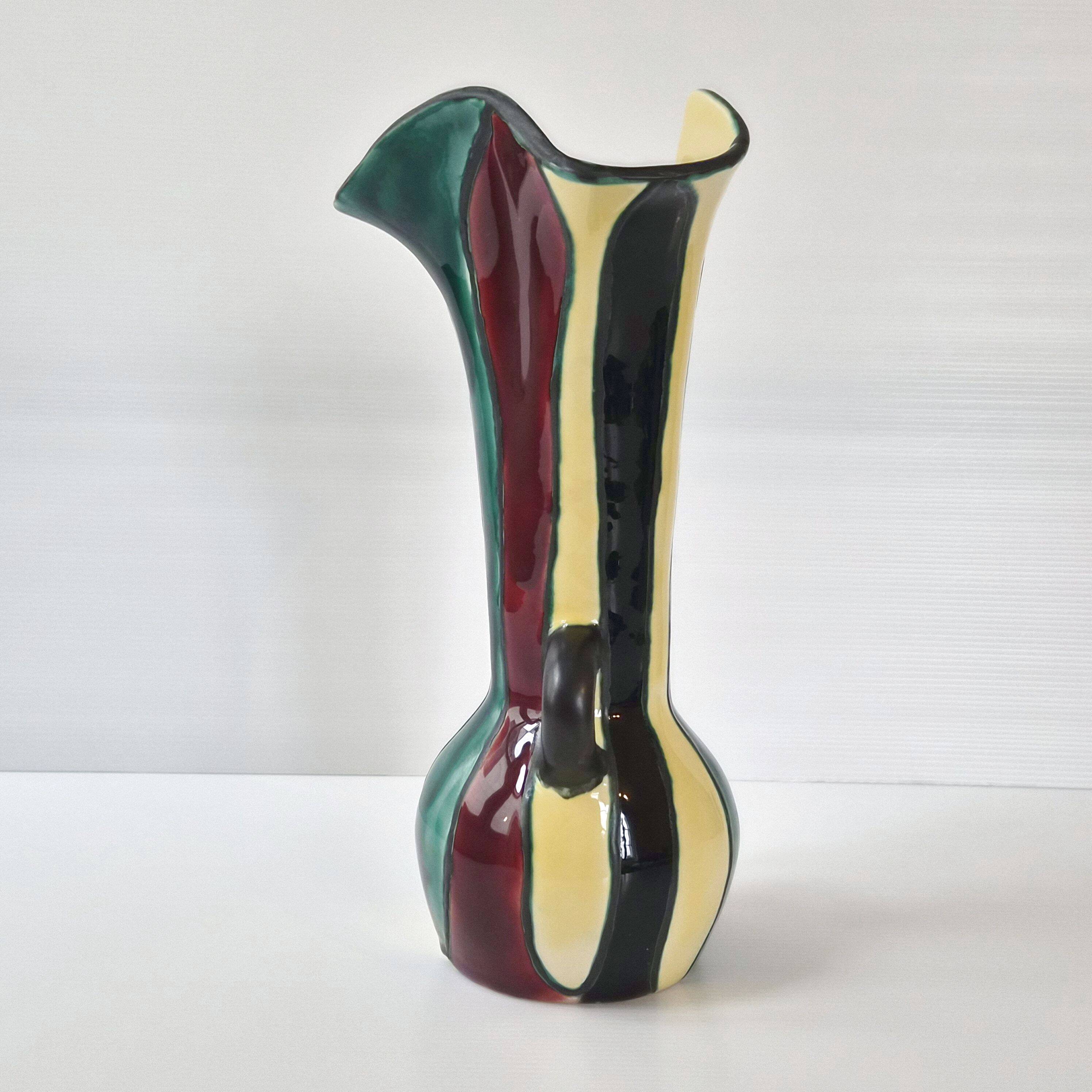 Vintage vase by Gabriel Fourmaintraux 1960