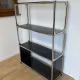 USM Haller shelf in Graphite Black