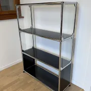 Etagère USM Haller en Noir Graphite