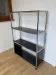 USM Haller shelf in Graphite Black