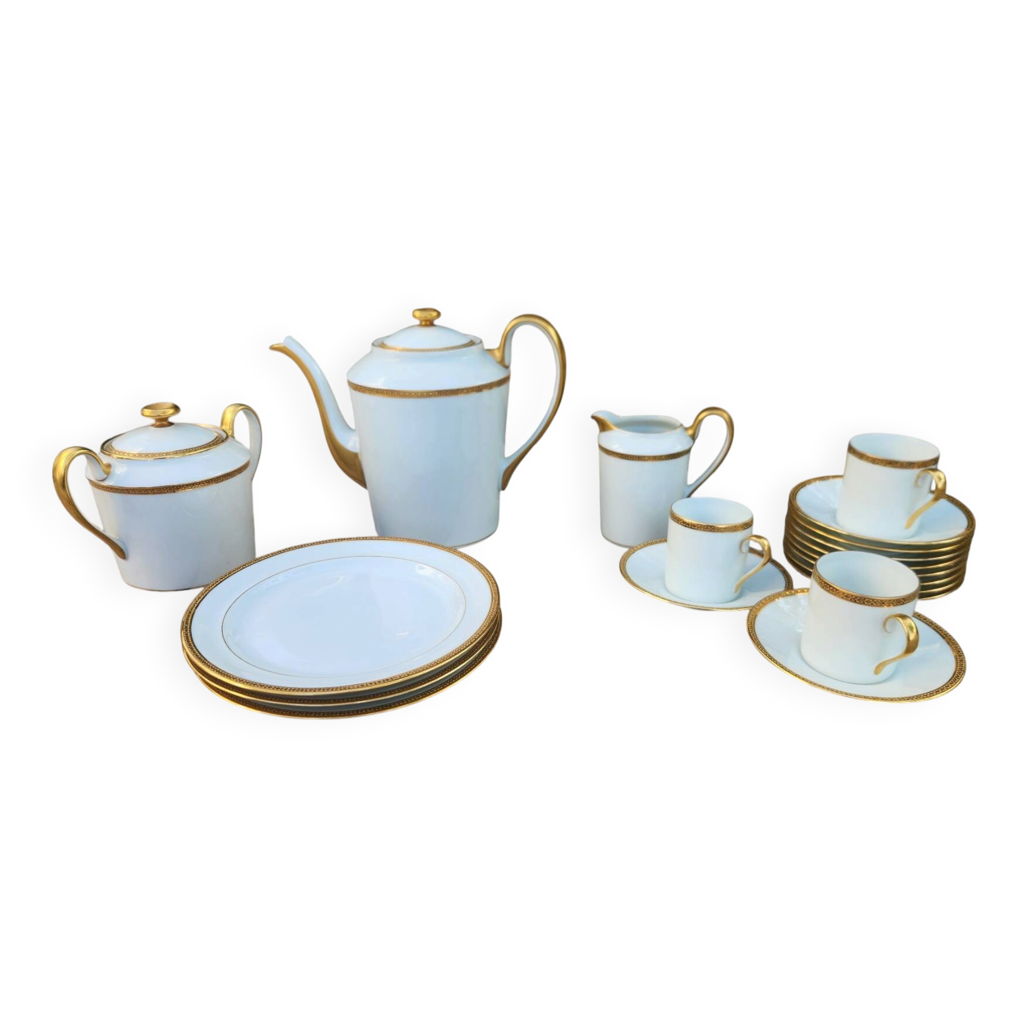 Coffee service Fabrique Royale de Limoges