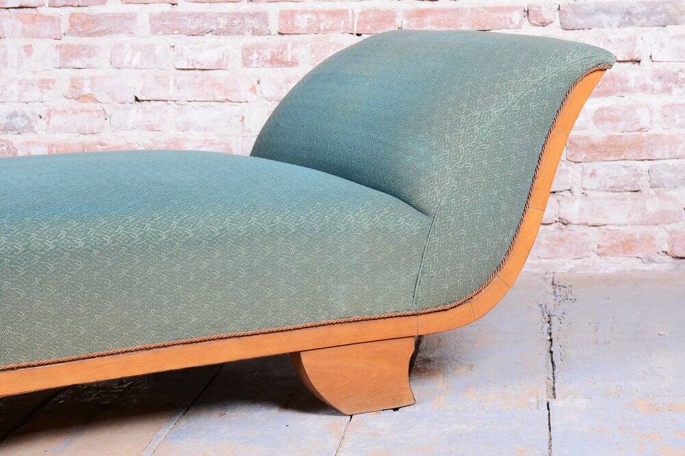 Art Deco Sofa in Beech, 1920s