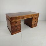 Late 20th century English campaign style desk