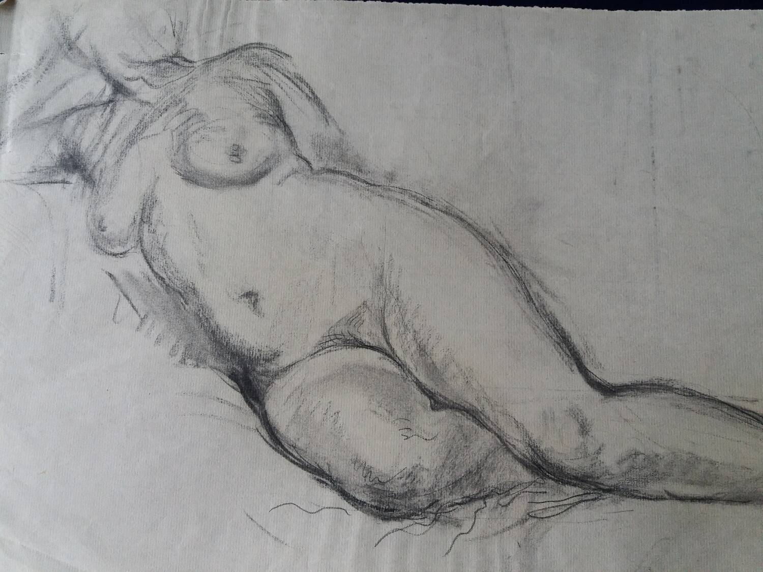 Study of a female nude