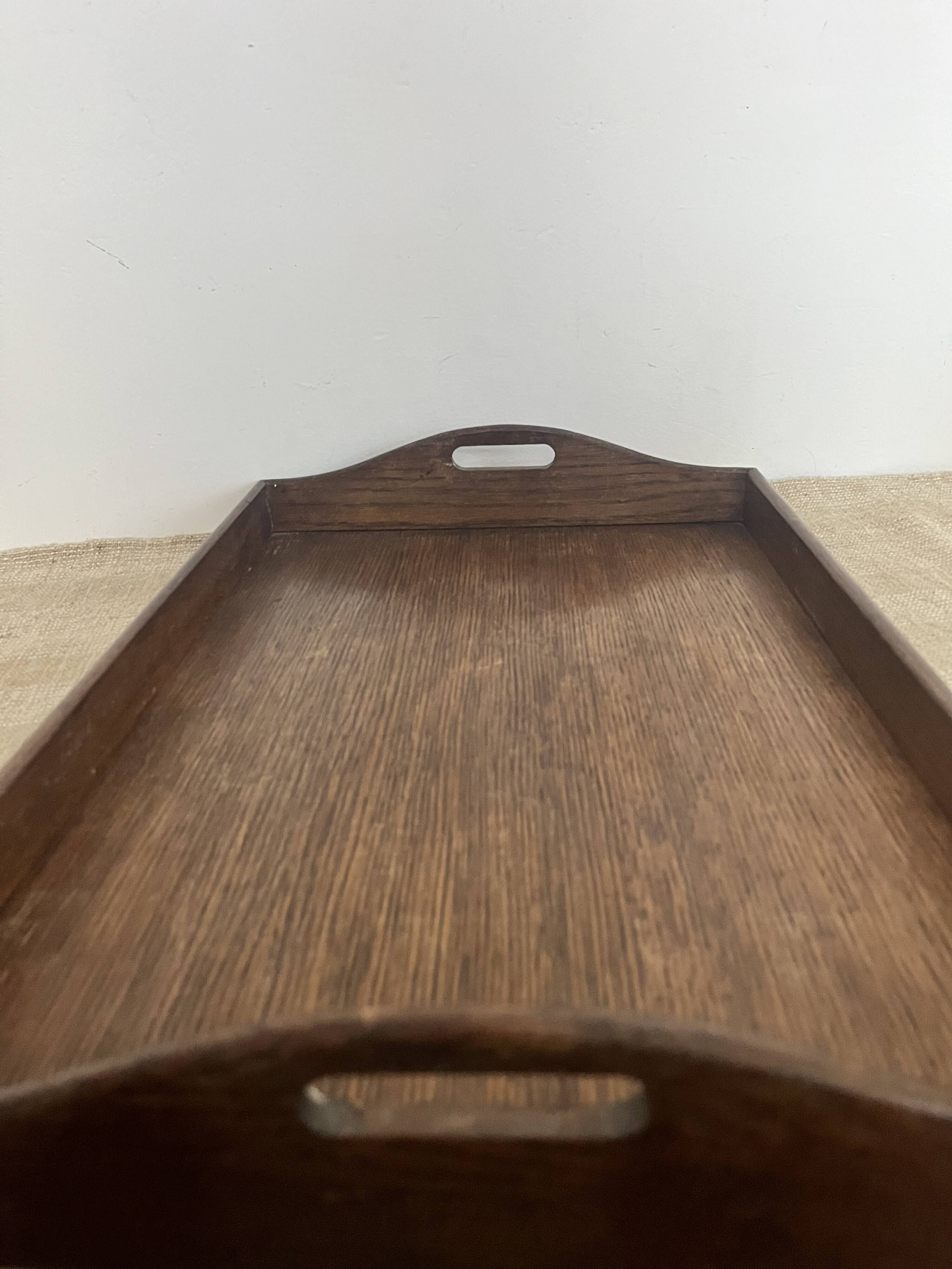 Large wooden platter