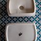Old earthenware butter dish Secla Portugal