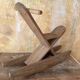 Cheval à bascule en bois