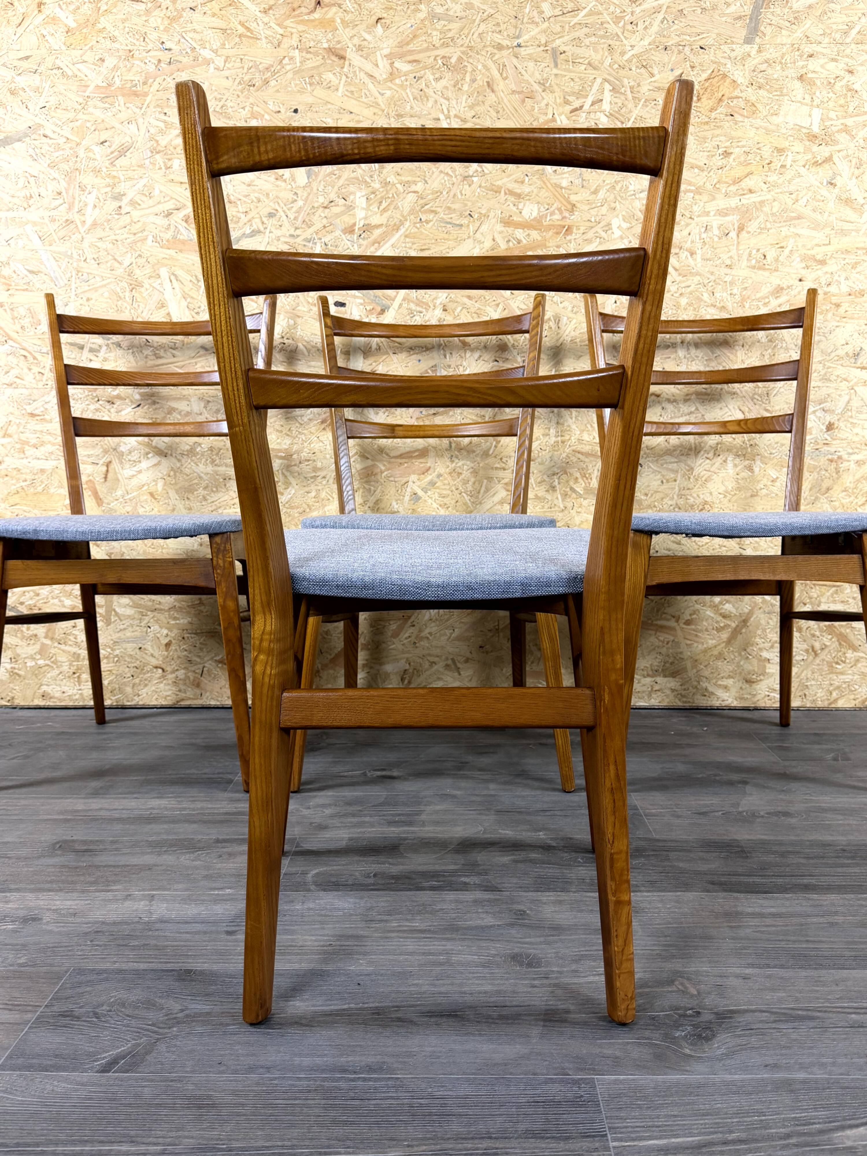 Chaises de salle à manger des années 1960 1970, design danois moderne du milieu du siècle, ensemble de 4.