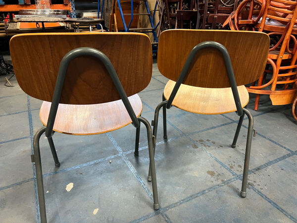 Paire de chaises Kho Liang Ie, édition Car Katwijk