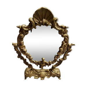miroir psyché en bronze