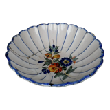 Salad bowl cut jatte XVIII century hollow flat Thiviers Auvillar