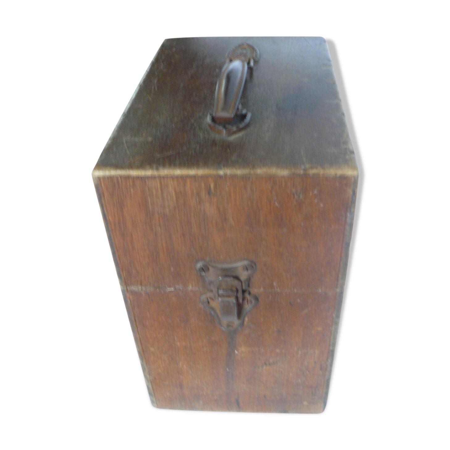 Storage with handle for transport wooden box