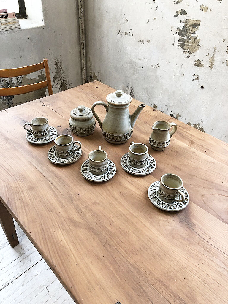 Coffee service - 6 cups Besson Vallauris