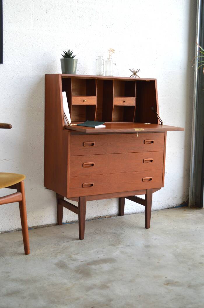 Danish teak secretary 73 cm
