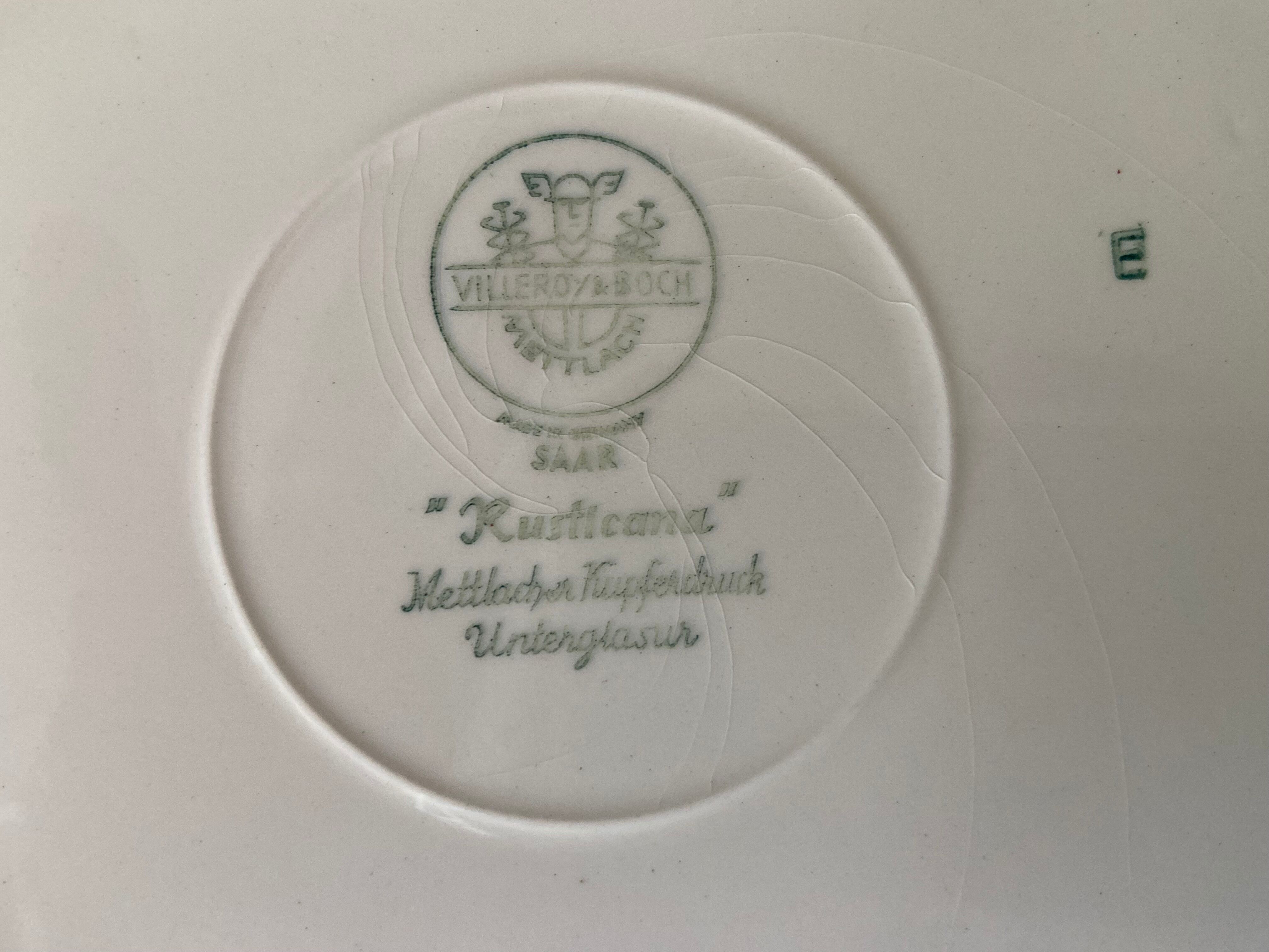 8 Rusticana Villeroy & Boch dinner plates
