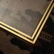 Pierre Vandel Paris design 1970 design gold metal coffee table