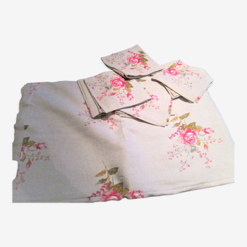 Nappe et 9 serviettes en lin