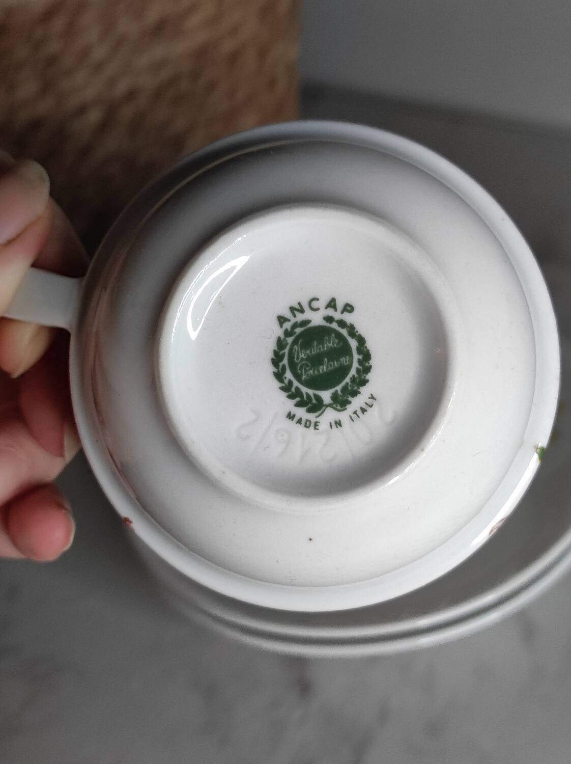 Porcelain cups from the 60s/70s