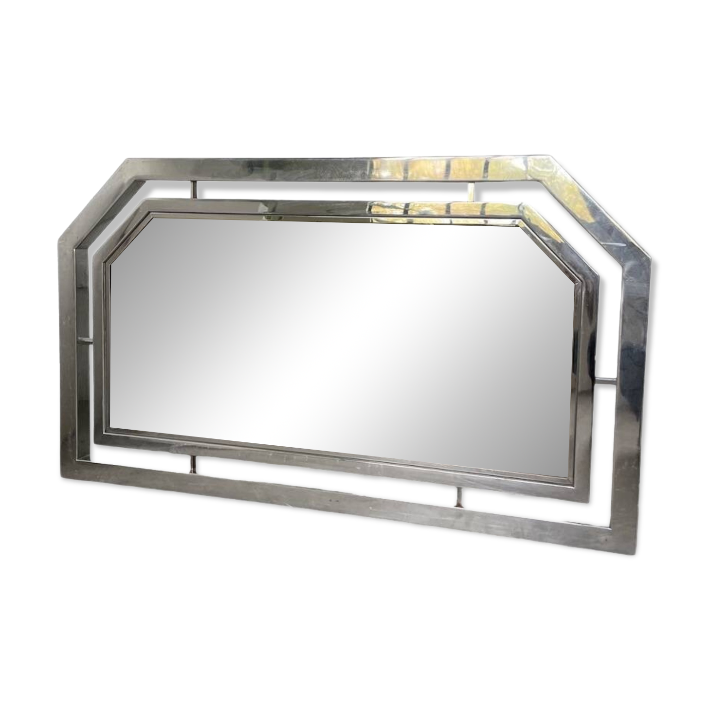 Art Deco Chrome Mirror