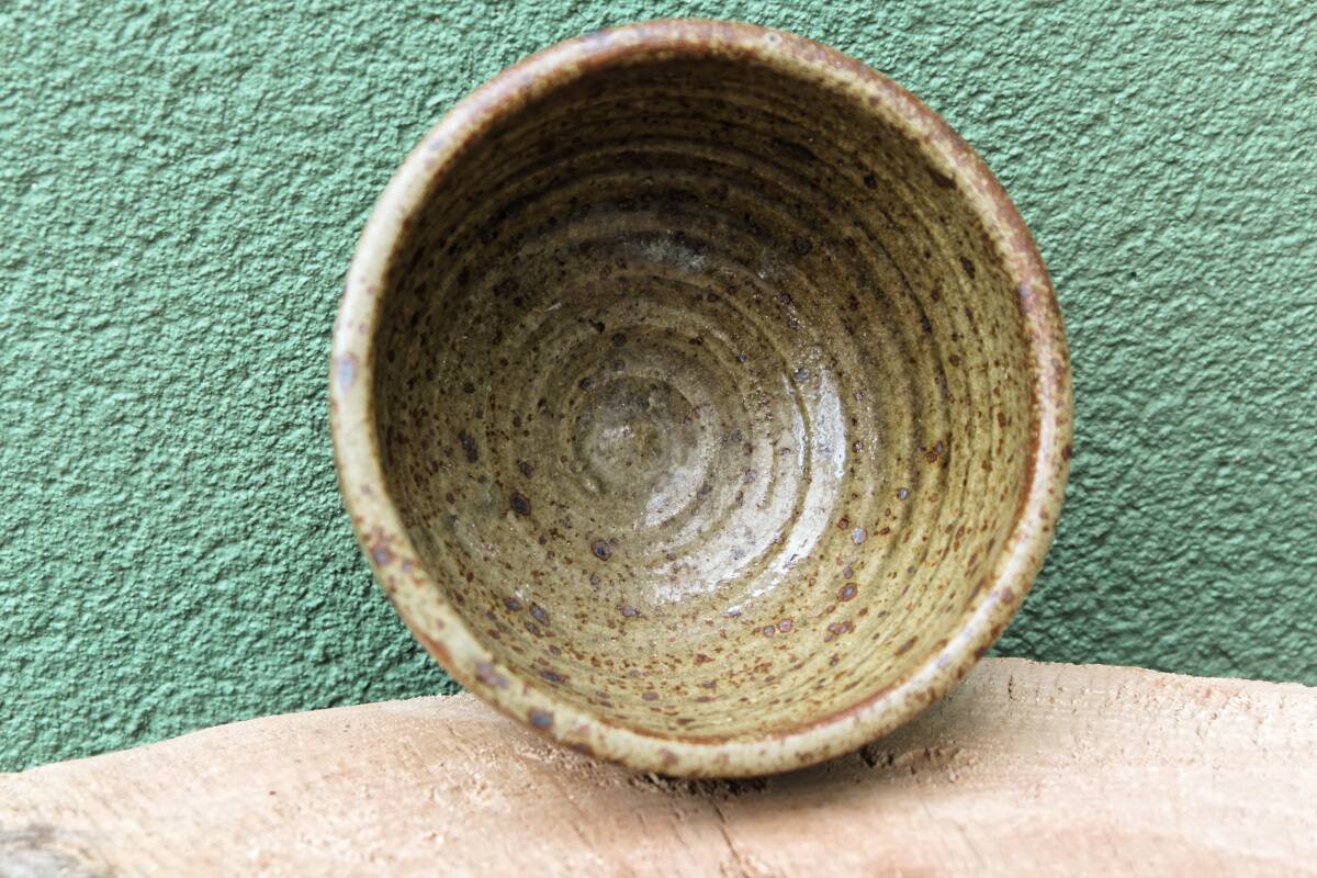 Pyrite stoneware bowl signed Baudard