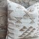 Handmade Berber wool cushion: Moroccan Kilim cushion (45x45cm)