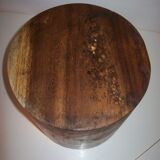 Cache pot en bois naturel