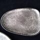 Dish and bowl set in gray sandstone Crépuscule model