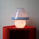 Blue glass mushroom lamp 70 80