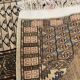 Beige wool Persian rug 210x130