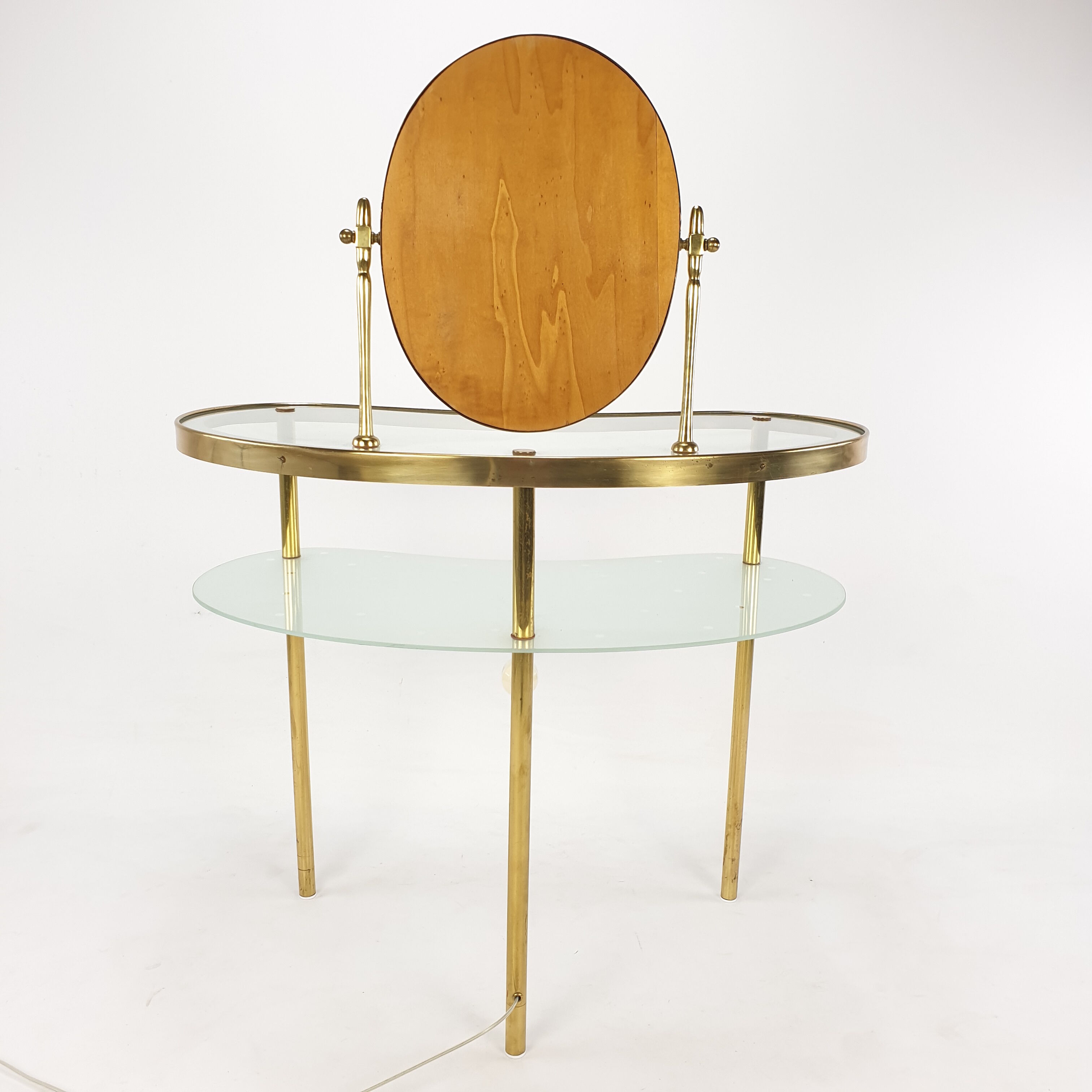 Luigi Brusotti dressing table with mirror, Italy 1940's