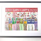Café des Arts Saint-Tropez Signed Michel Godjevac
