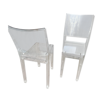 Pair of chairs La Marie Philippe Starck Kartell edition