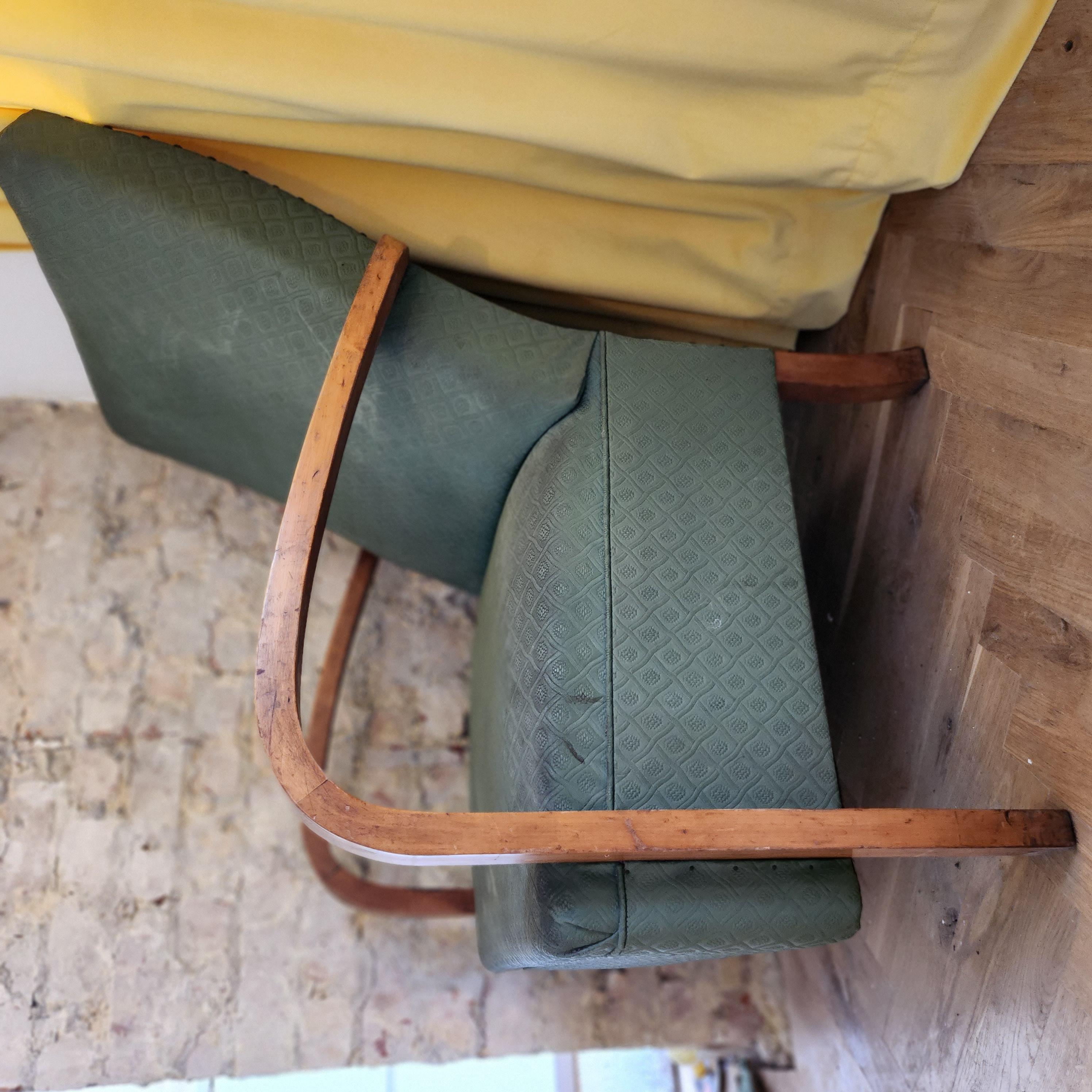 Fauteuil en bois courbé