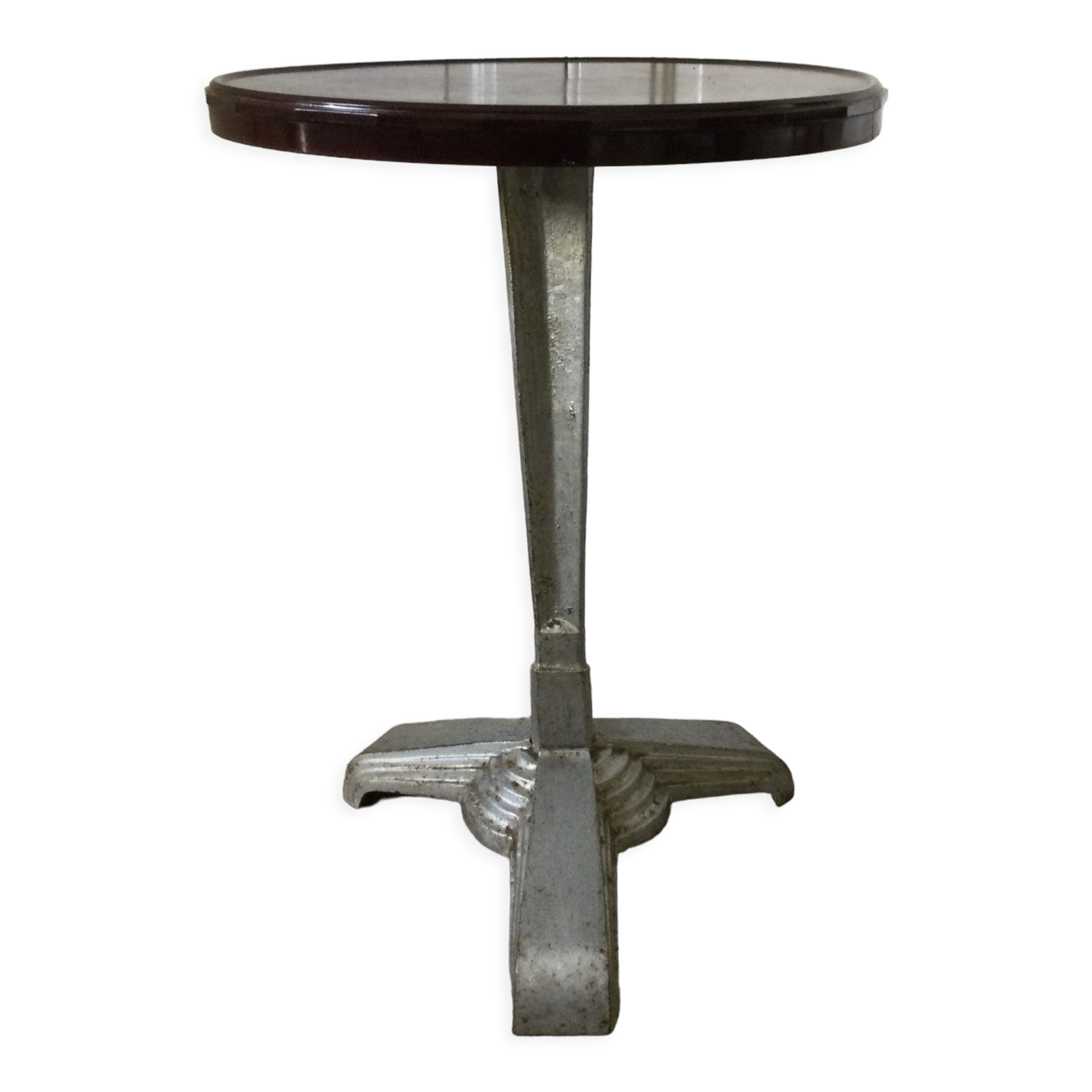 Art deco bistro table bakelite cast iron